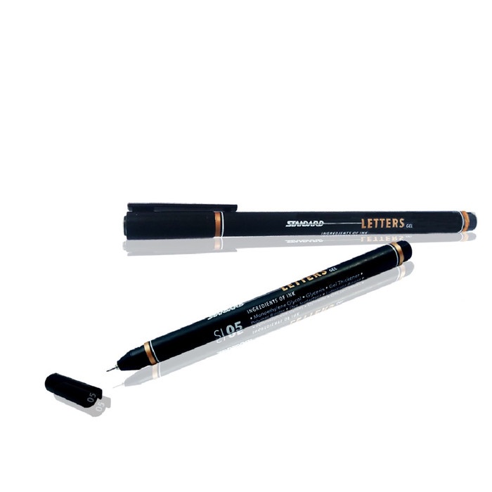

Standard Pen Letters Sl05 Black Isi 12 Pcs