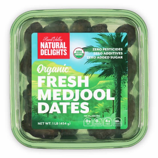 

NATURAL DELIGHTS ORGANIC MEDJOOL DATES 454GR KURMA MEDJOL ORGANIK USA