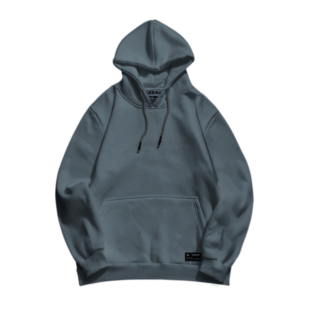 SNKL Sweater Hoodie Basic Premium Polos Unisex Pria Wanita Bahan Tebal Size M -XXL Bayar D Tempat COD