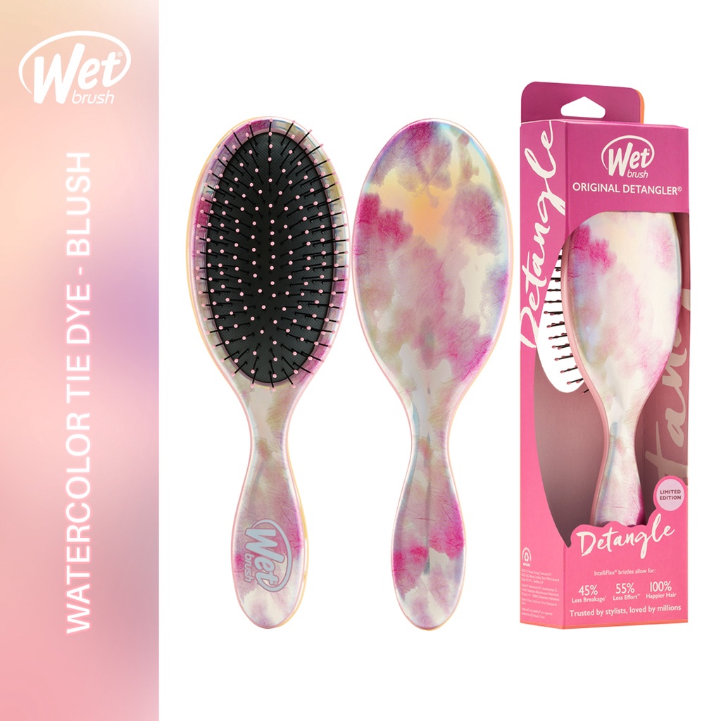 The Wet Brush Detangler Watercolor Tie Dye / Motif Series