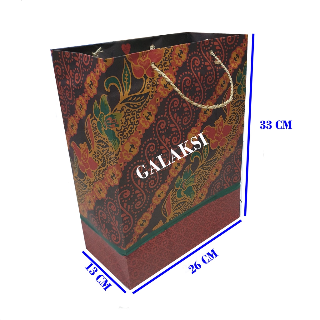 

PAPER BAG / TAS KERTAS BATIK PADANG SEDANG