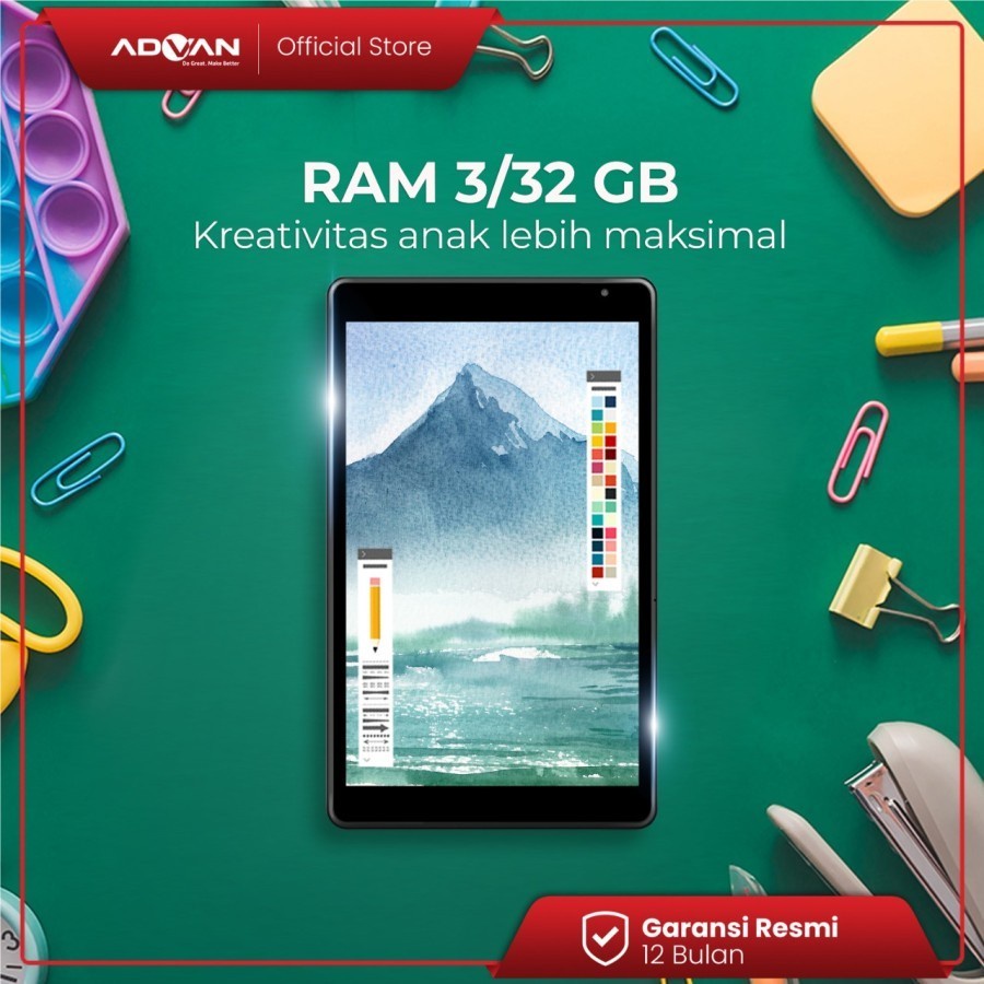 Advan Tab A8 3/32 GB Garansi Resmi