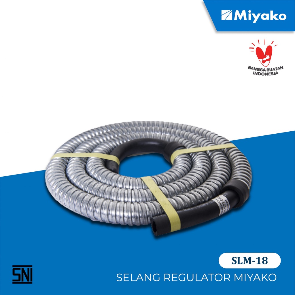 Selang Gas Miyako 1.8 Meter SNI