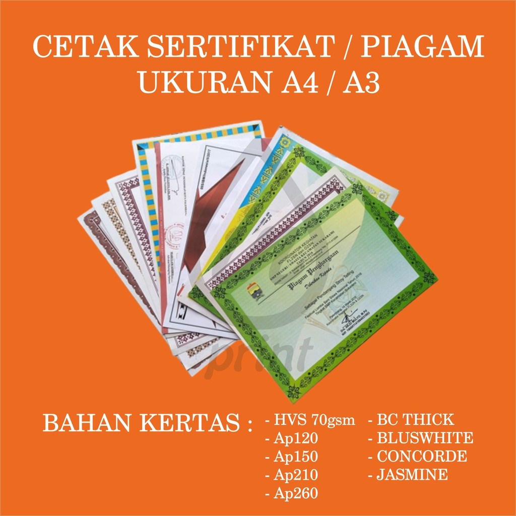 

CETAK / PRINT SERTIFIKAT (PIAGAM)