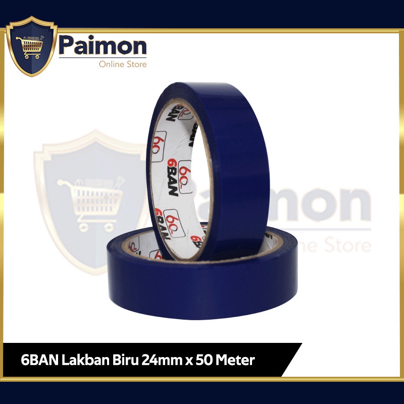 

6BAN OPP Warna Biru 24mm x 50m