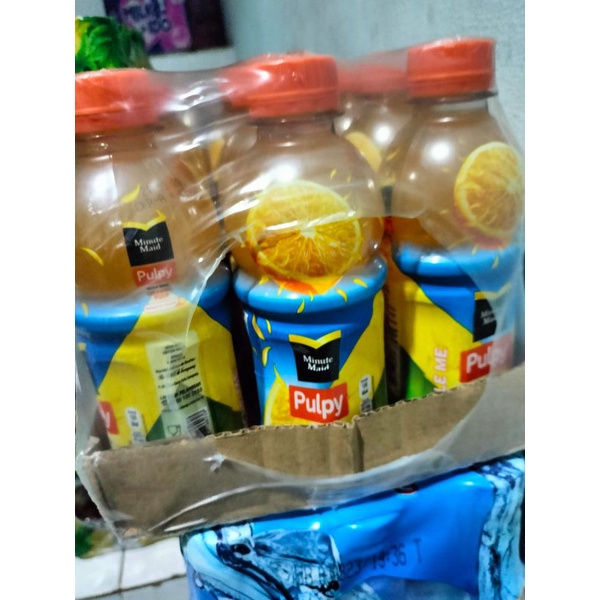 

Pulpy orange 1 dus 300ml isi 12 botol / minuman jeruk botol / sari jeruk / minute maid