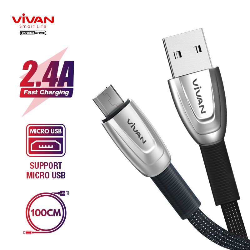 Kabel data VIVAN micro BTK-MS 2.4A