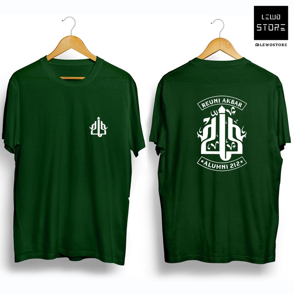 KAOS ALUMNI 212 REUNI AKBAR 212 PEJUANG ISLAM PEJUANG DAKWAH SUARAKAN HC ALUMNI 212 + BELAKANG