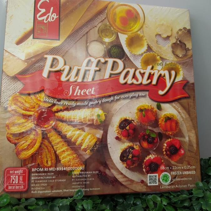 

puff pastry edo sheet 750gr