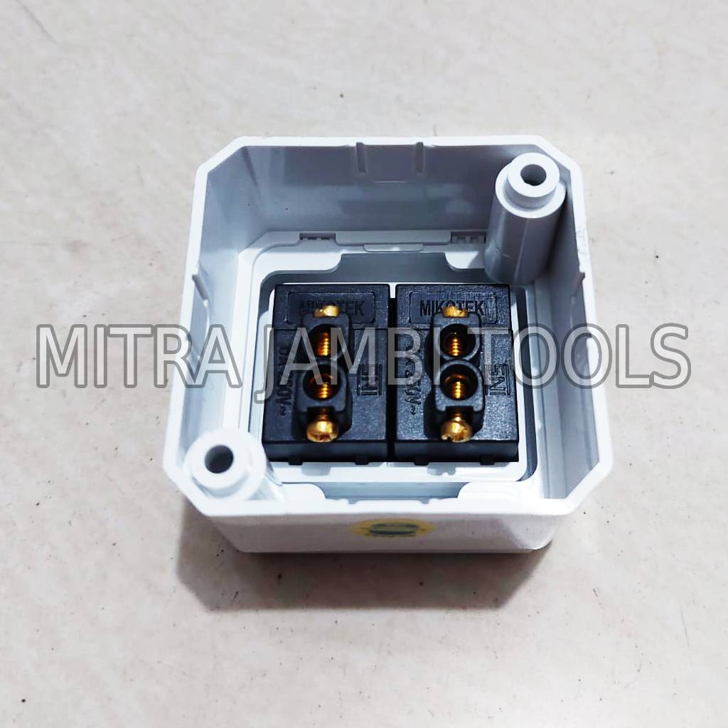 OB MIKOTEK SAKLAR SERI MT 7512 / SAKELAR DOUBLE SNI