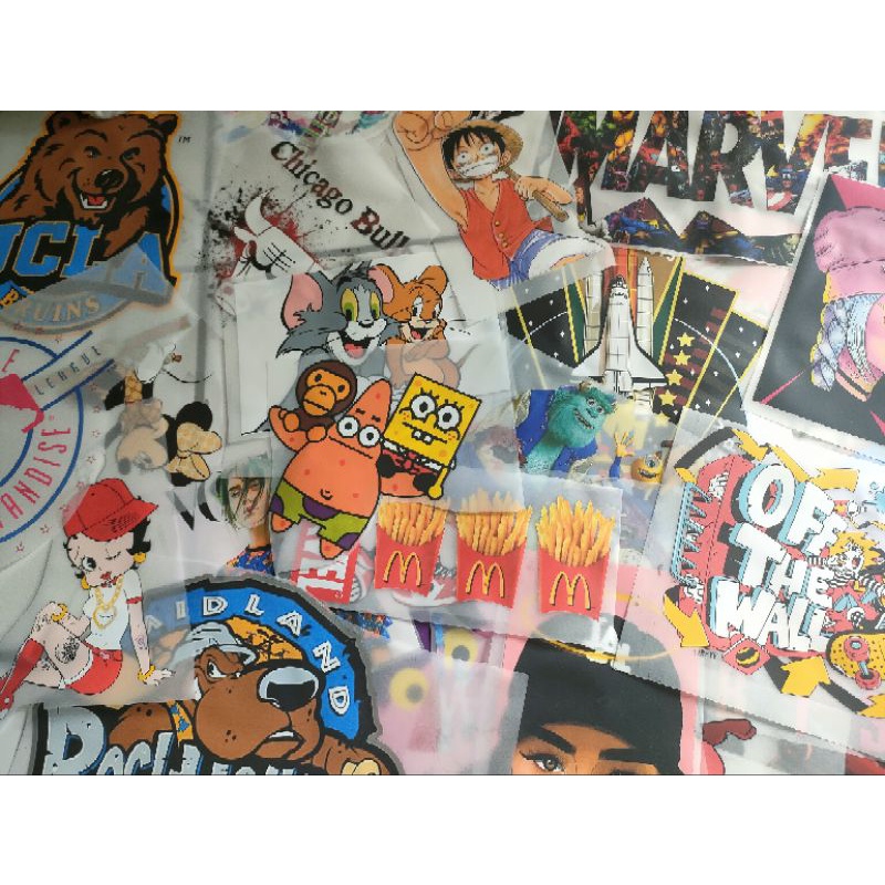 SABLON SATUAN CUSTOM DTF BISA PAKAI SETRIKA