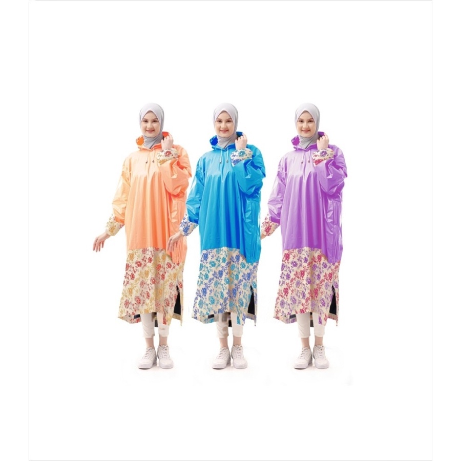 Jas Hujan Wanita Gamis Rok Aisha Tiger Head 68340