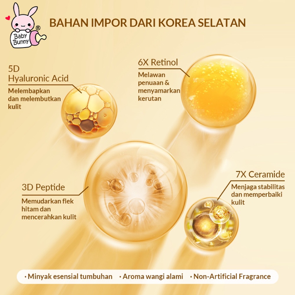 ❤ BELIA ❤ BIOAQUA 6X Gentle-A Retinol Anti Aging Skincare Retinol Cream Wajah | Retinol Serum Glowing | Facial Wash | Hydrating Toner | BPOM