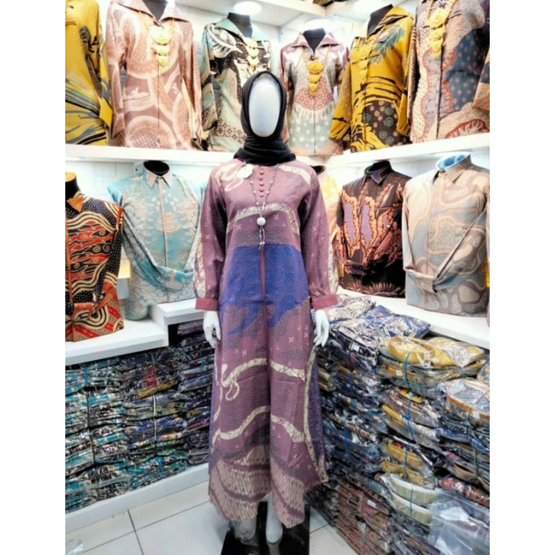 BATIK GAMIS DOBY SOLO NEW MOTIF LAPIS KATUN TOYOBO FULL FURING TRIKOT