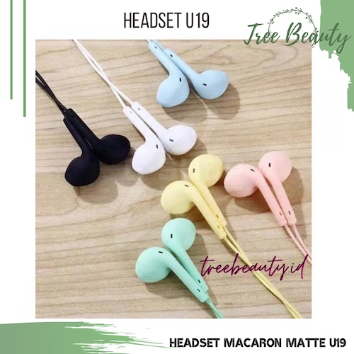 AK Earphone Macaron Glossy Hi Fi Stereo Super Bass