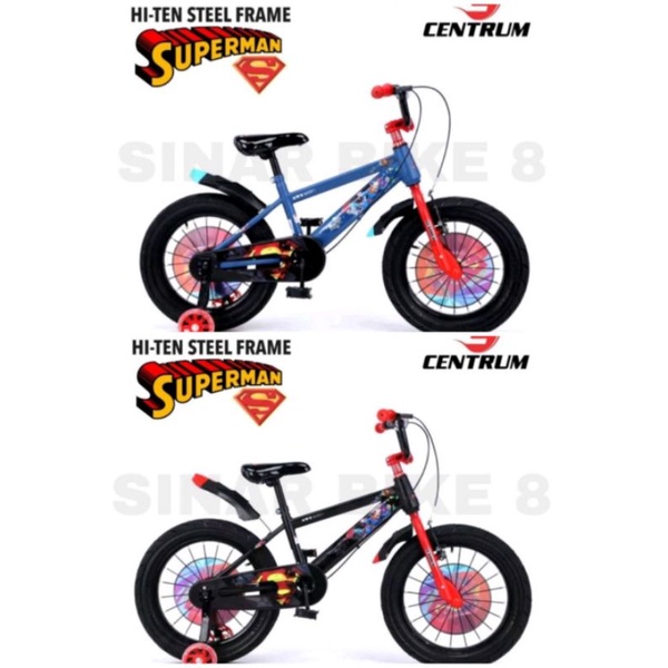 sepeda anak laki BMX 12 16 18 Centrum superhero ban jumbo 3.0 CT 8625-3-8