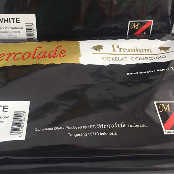 

Diskon[KP8]-Mercolade Premium Dark Coklat Compound / dcc cooking chocolate 1 KG