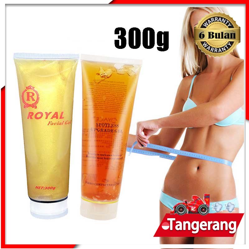 Facial Gel &amp; Body Slimming Pijat RF Ultrasonic Cavitation 300g Pengencang, Peremajaan Kulit,Pembakar Lemak