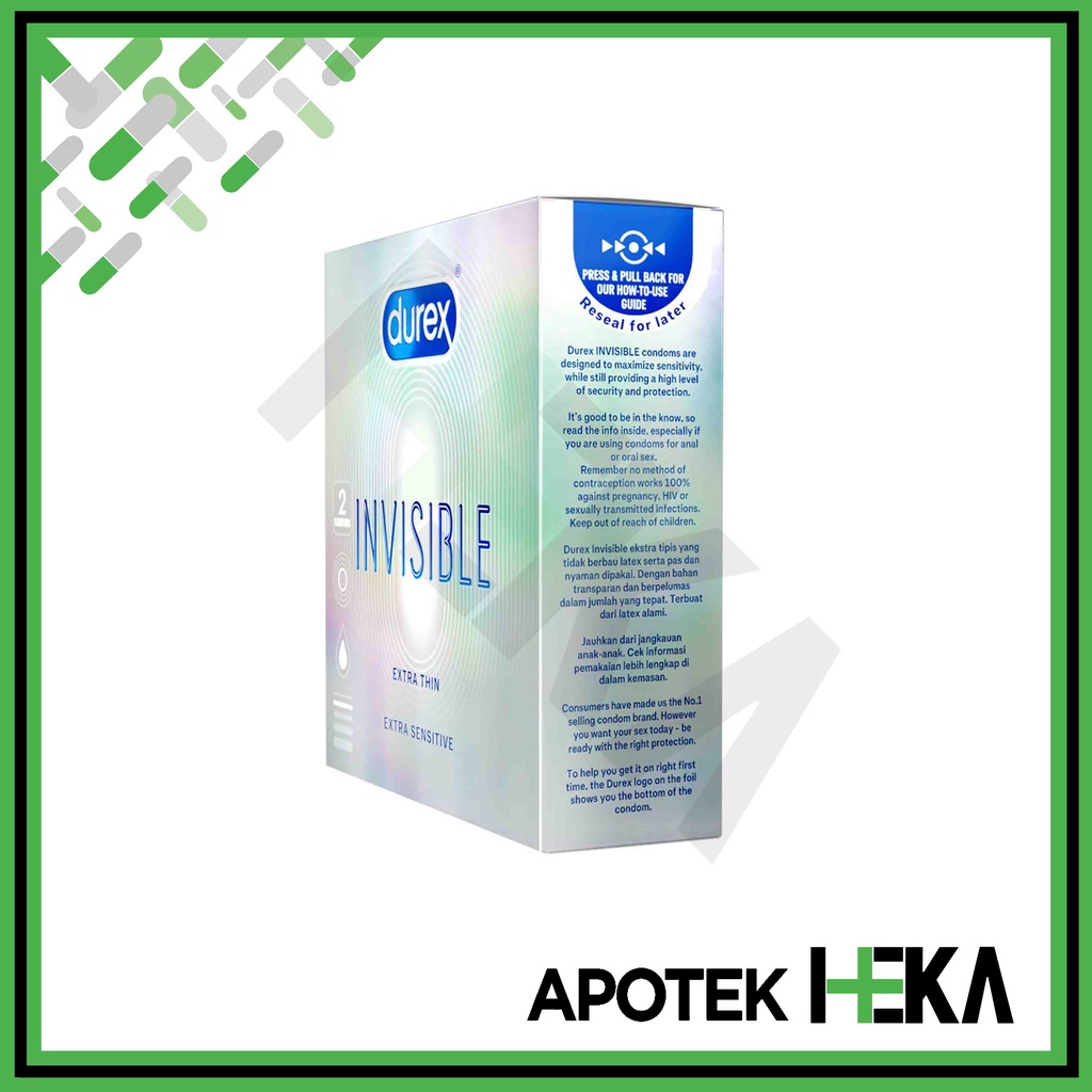 Durex Invisible Box isi 2 Kondom (SEMARANG)