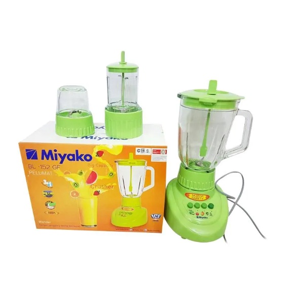 MIYAKO BLENDER BL-152 GF / BL-152GF (KACA / 1 LITER) GARANSI RESMI