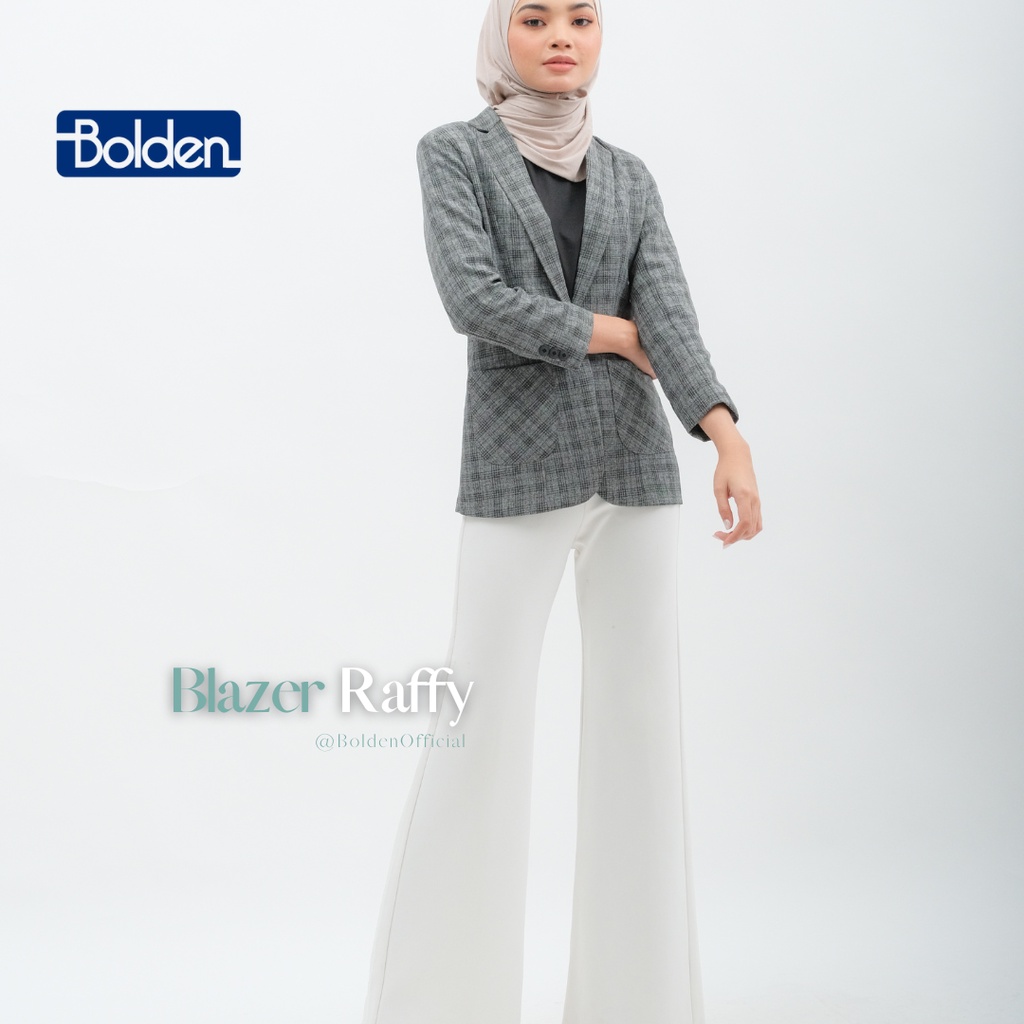 BLAZER WANITA KOTAK-KOTAK - BLAZER WANITA - B8 - BOLDEN