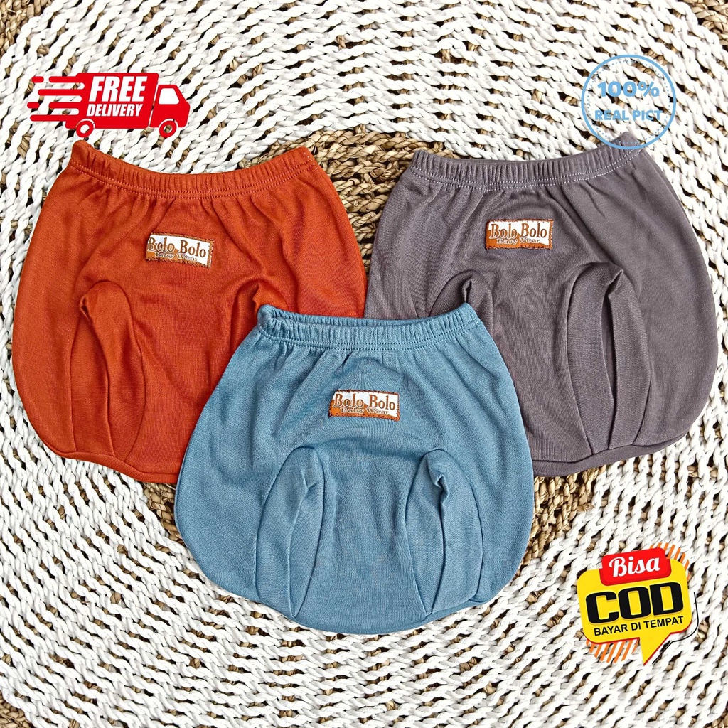 Celana Pop Bayi 0 - 3 Bulan EARTH COLOR SERIES merk SNI Bolo - Bolo