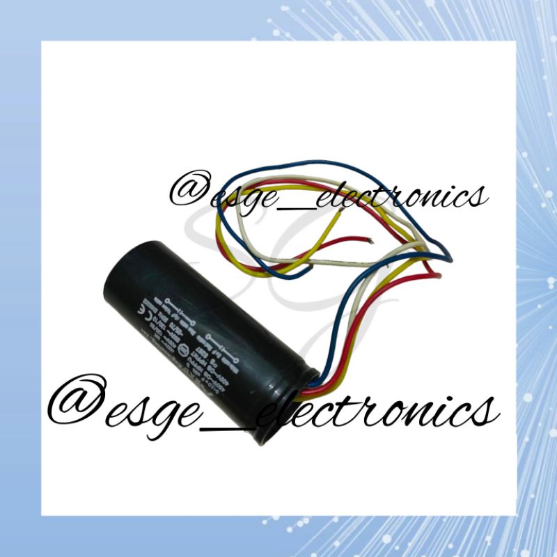 KAPASITOR MESIN CUCI 5UF 10UF 450V KAPASITOR MESIN CUCI DOUBLE 4 KABEL KAPASITOR MESIN CUCI 2 TABUNG 10uf + 5uf 4uf + 10uf 6uf + 12uf KAPASITOR BODY BULAT HITAM CAPASITOR MESIN CUCI 4 KABEL VARIASI SEMUA UKURAN DOUBLE CAPASITOR MESIN CUCI 4+10 5+10 6+12