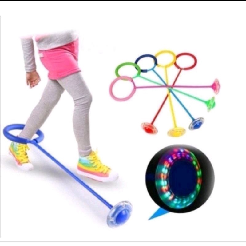 Mainan Hula hoop Kaki / Hulahop kaki berlampu led