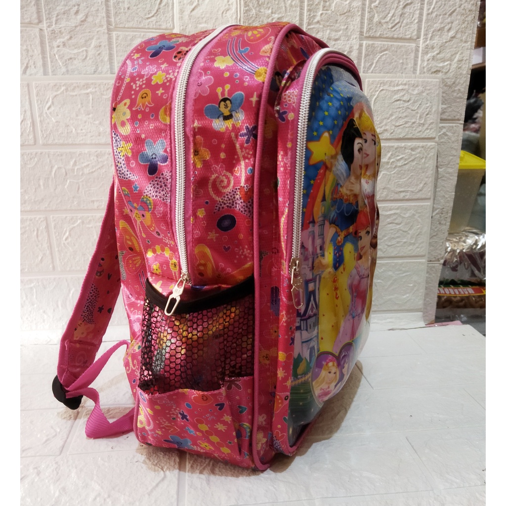 tas sekolah cewek ransel gendong karakter anak perempuan terbaru  paud tk sd cewe led