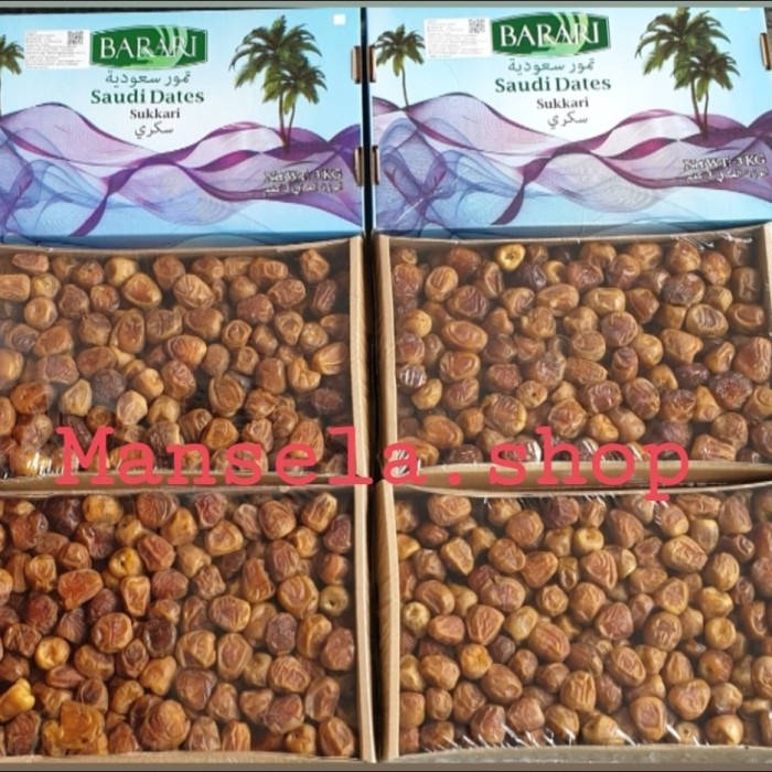 

kurma sukari barari 3kg x 4 pac total isi 12 kg. Expired juni 2022