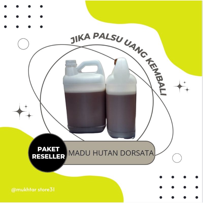 

Forest honey / Madu Hutan liar / lebah dorsata 5 kg for paket reseller
