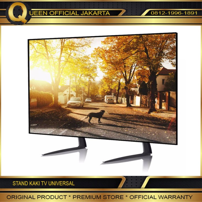 ✿ BISA COD✿ bracket stand kaki tv samsung lg sony 32 40 43 50 55 60 65 inch