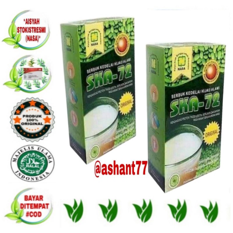 

SERBUK KEDELAI HIJAU ALAMI SKA-72 (SKAO) PRODUK NASA HERBAL