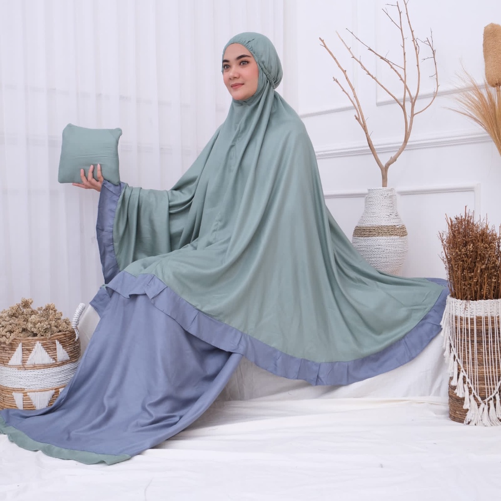grosir_solo || MUKENA RAYON BALI DEWASA JUMBO REMPEL || TIE DYE AYESHA ALISHA JIHAN AMALIA DIERA SMOKE mukena travel traveling