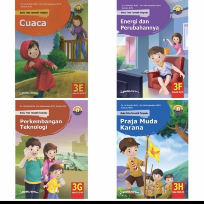Tematik SD kelas 3 EFGH Semester 2 Yudhistira