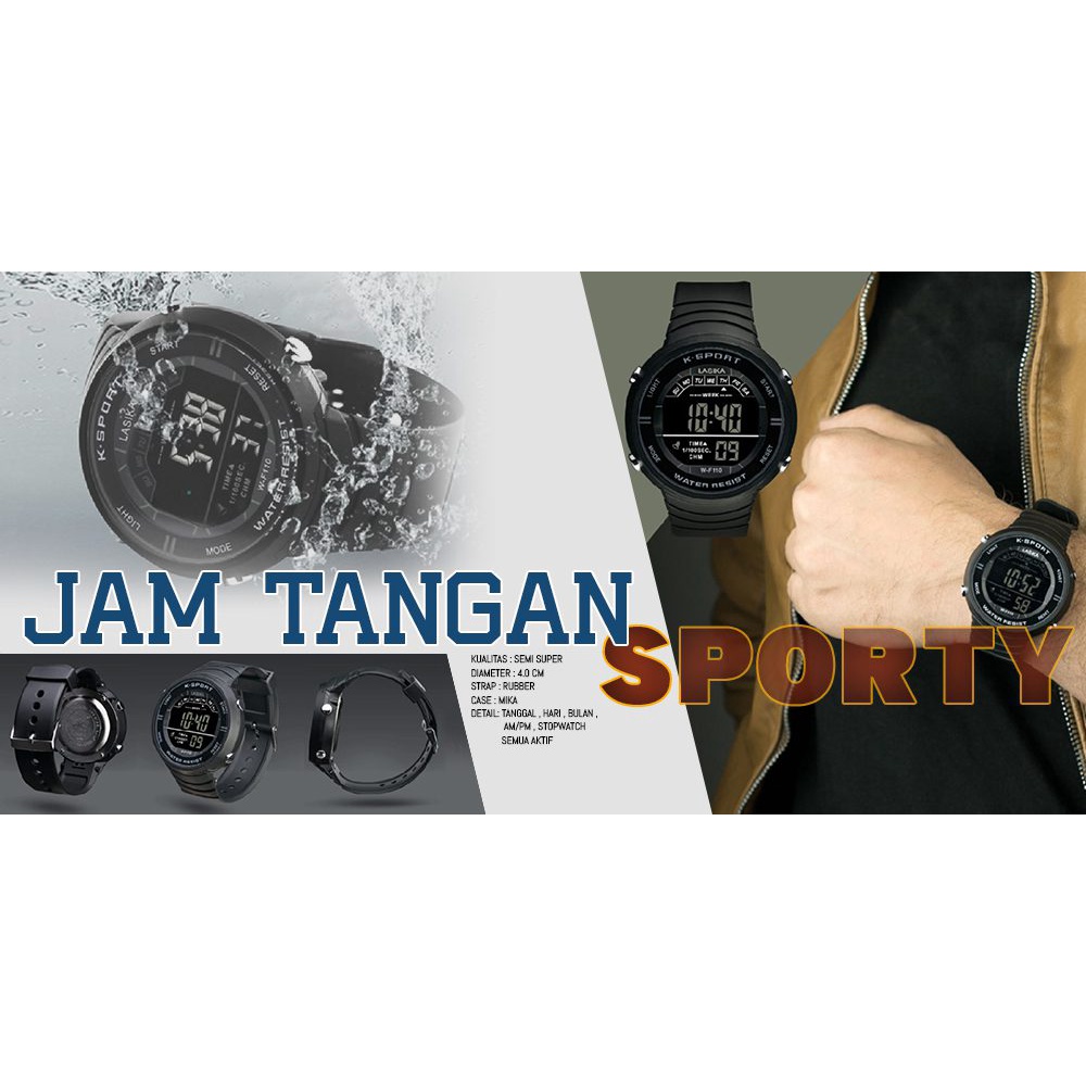 JAM TANGAN DENGAN GAYA SPORTY EJT05