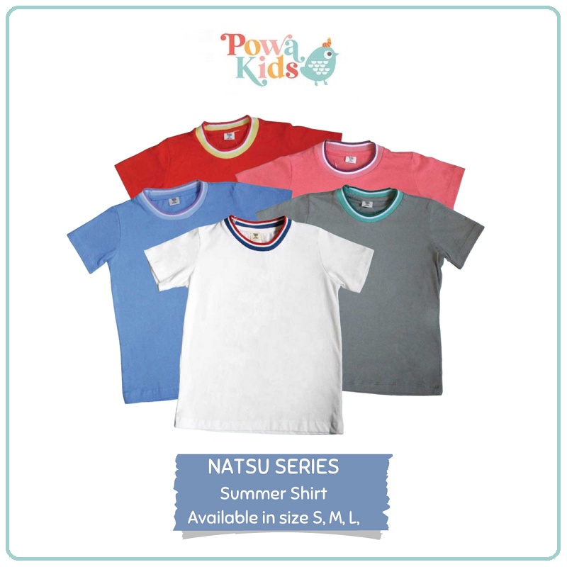 Powa Kids Natsu Summer Shirt | Baju Atasan Anak