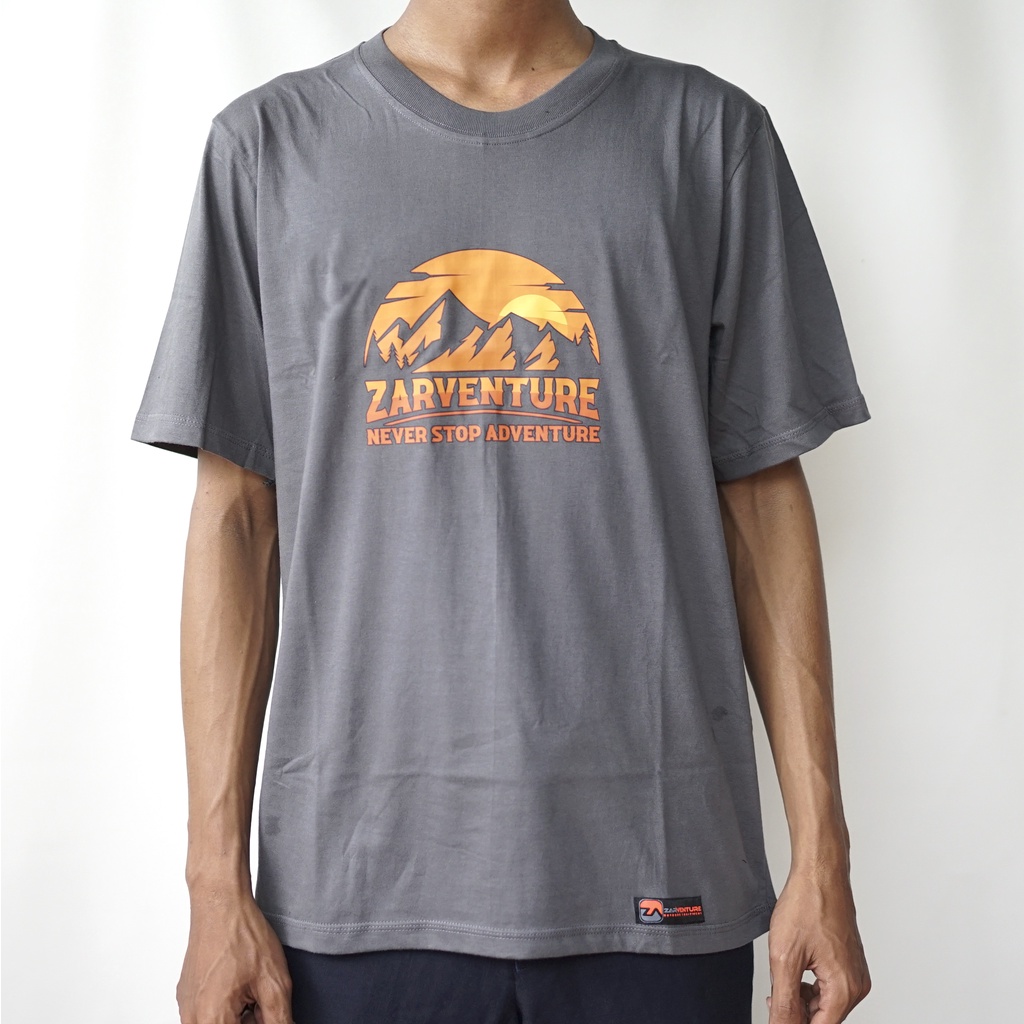 kaos tshirt tema adventure hiking zarventure 1001