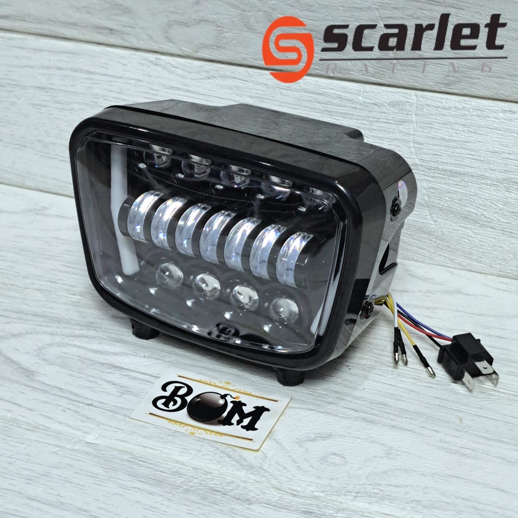 Jual DAYMAKER KOTAK OVAL 10 MATA GL 100 RX KING WIN 100 GL max RXS 4X6 INCH Shopee Indonesia