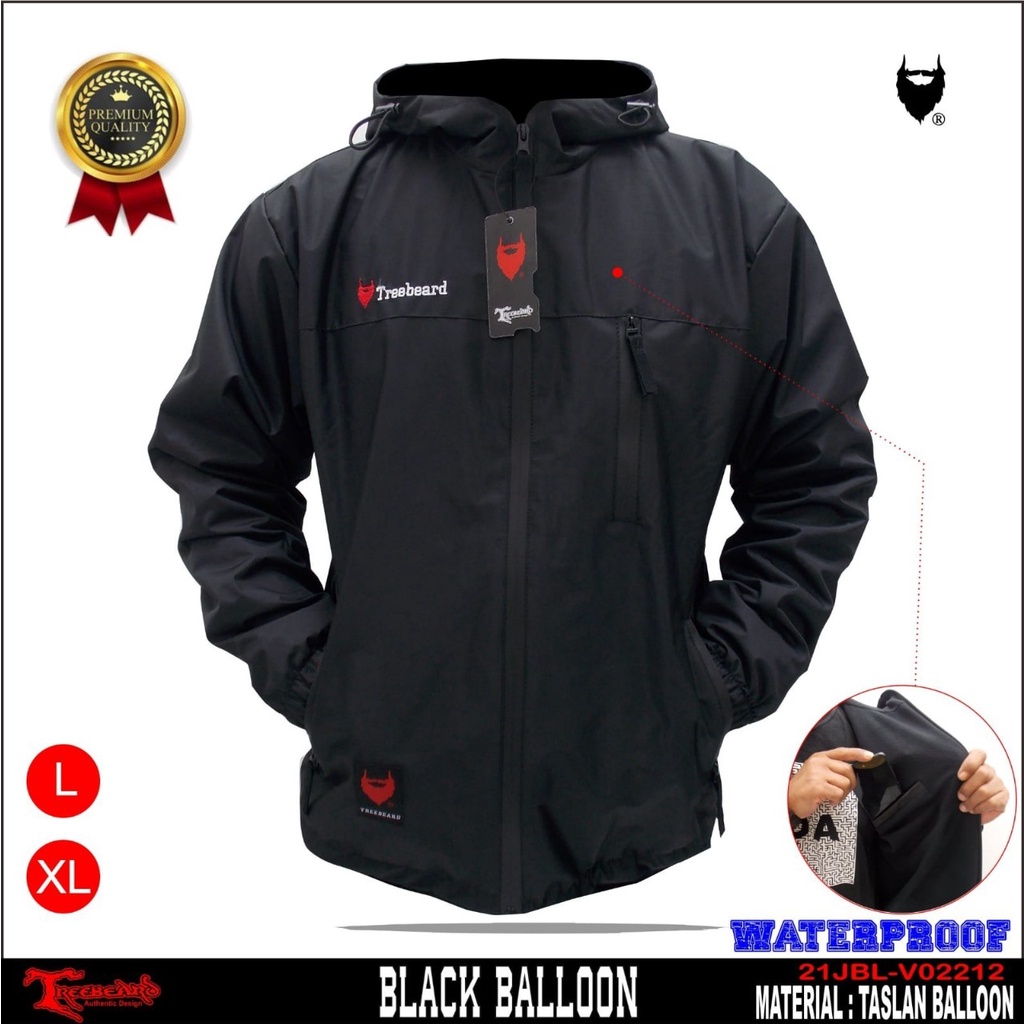 TURUN HARGA ! Jaket Parasut Pria Dan Wanita Waterproof Hoodie Premium Outdoor Distro Keren Murah / Jaket Outdoor Treebeard