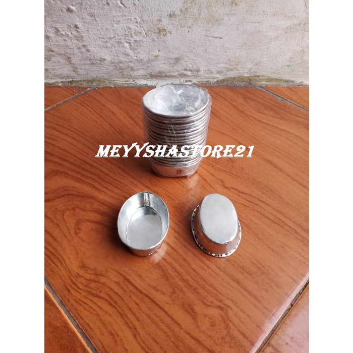 ><><><] 20 pcs loyang kue cetakan bika ambon /bak oval mini/loyang oval B