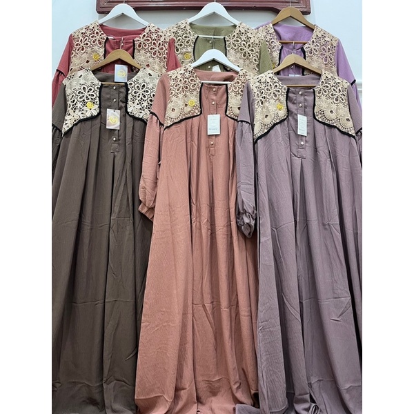 Gamis Emos Renda 389✨