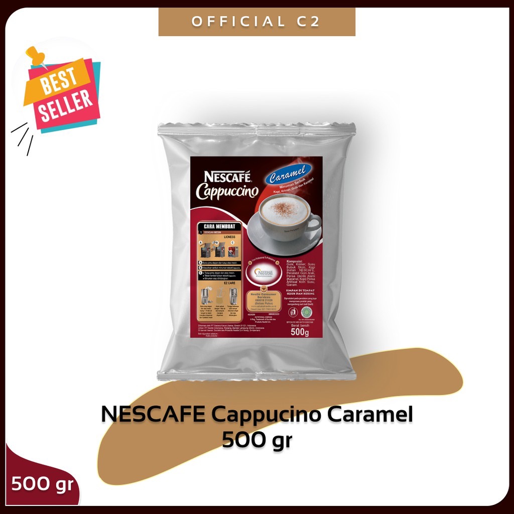 

Nescafe CAPPUCINO Caramel by Nestle Professional (500 gr)