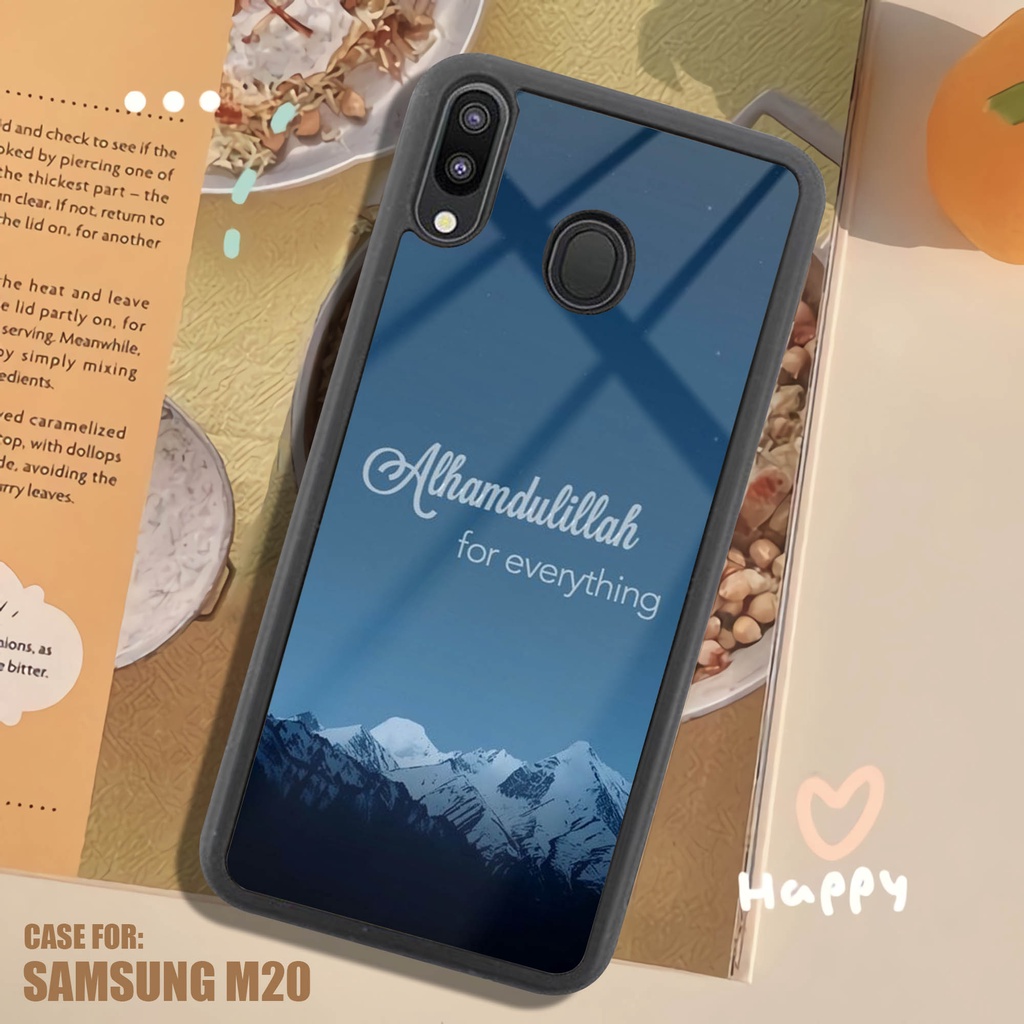 Case SAMSUNG M20 CASING SAMSUNG M20 [QUOTES] Booming case hp kondom hp case custom case casing case 
