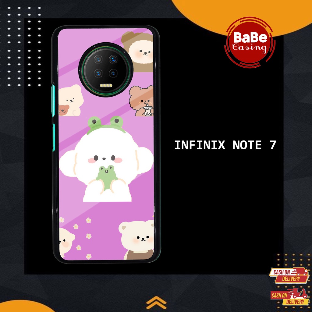 CaseINFINIX NOTE 7 - INFINIX NOTE 7 Casing - [ CUTE BARU ] - Casing Hp - Softcase killau - Babe Casi