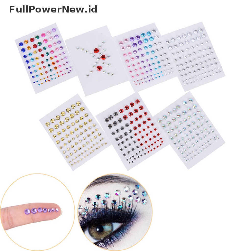 Power New Jewel Eyes Makeup Crystal Eyes Stiker Tato Diamond Glitter Makeup Stiker ID