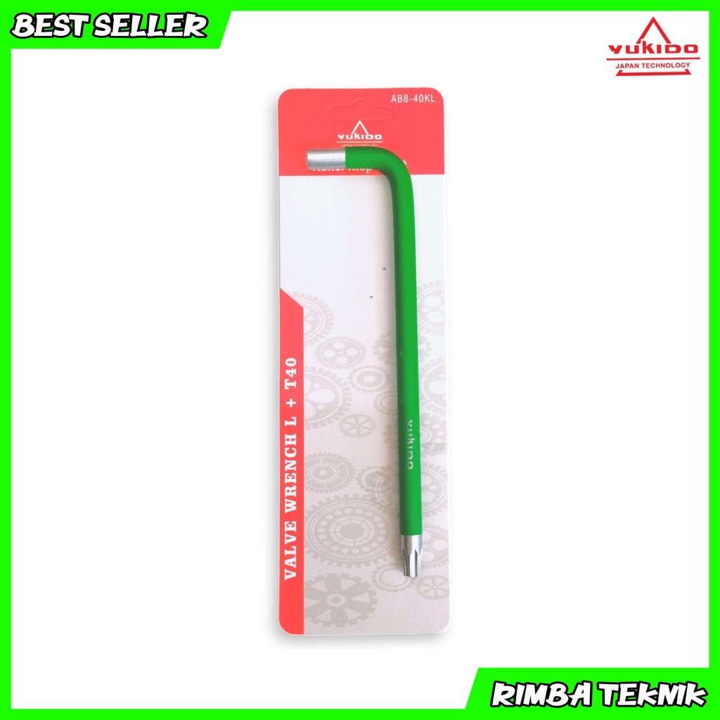 Kunci L Setel Klep T40 + Feeler Gauge 13 pcs / Fuller Kunci Stel Klep Motor Pengukur Celah Klep Mobil