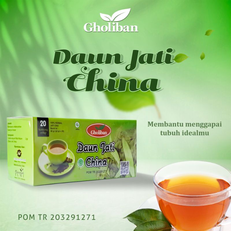 

Teh Celup Daun Jati Cina Gholiban