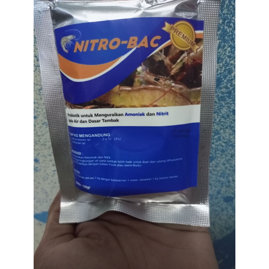TRY Probiotik Nitrobacter 100 Gram / Nitrobacter / Probiotik Ikan / Probiotik / Probiotik Koi /