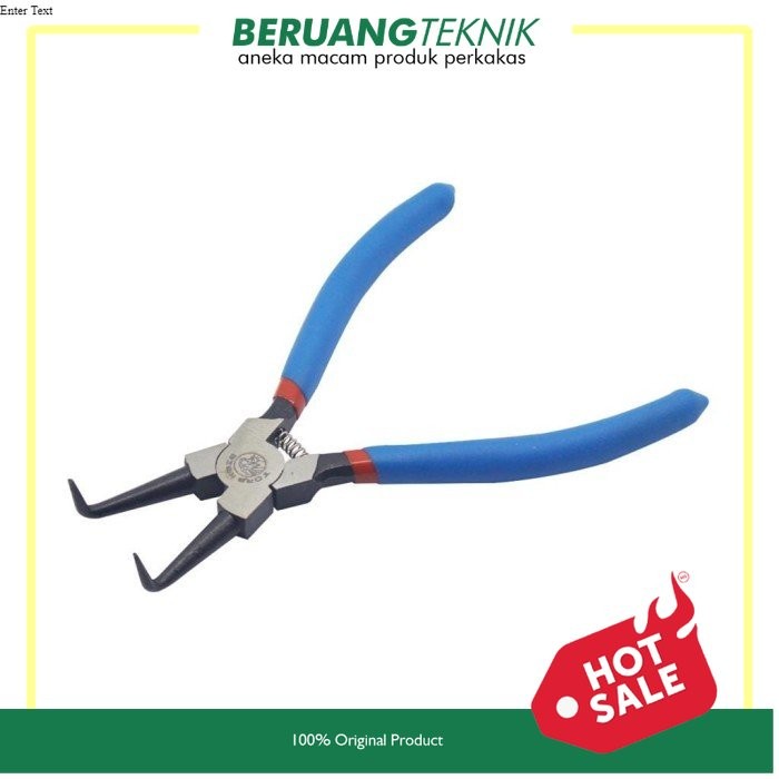 TORA Tang Snap Ring Internal Bengkok 7 Inch